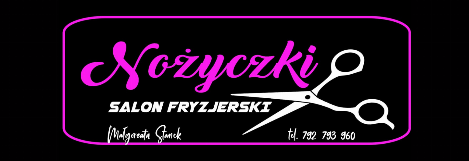 Nożyczki Salon Fryzjerski