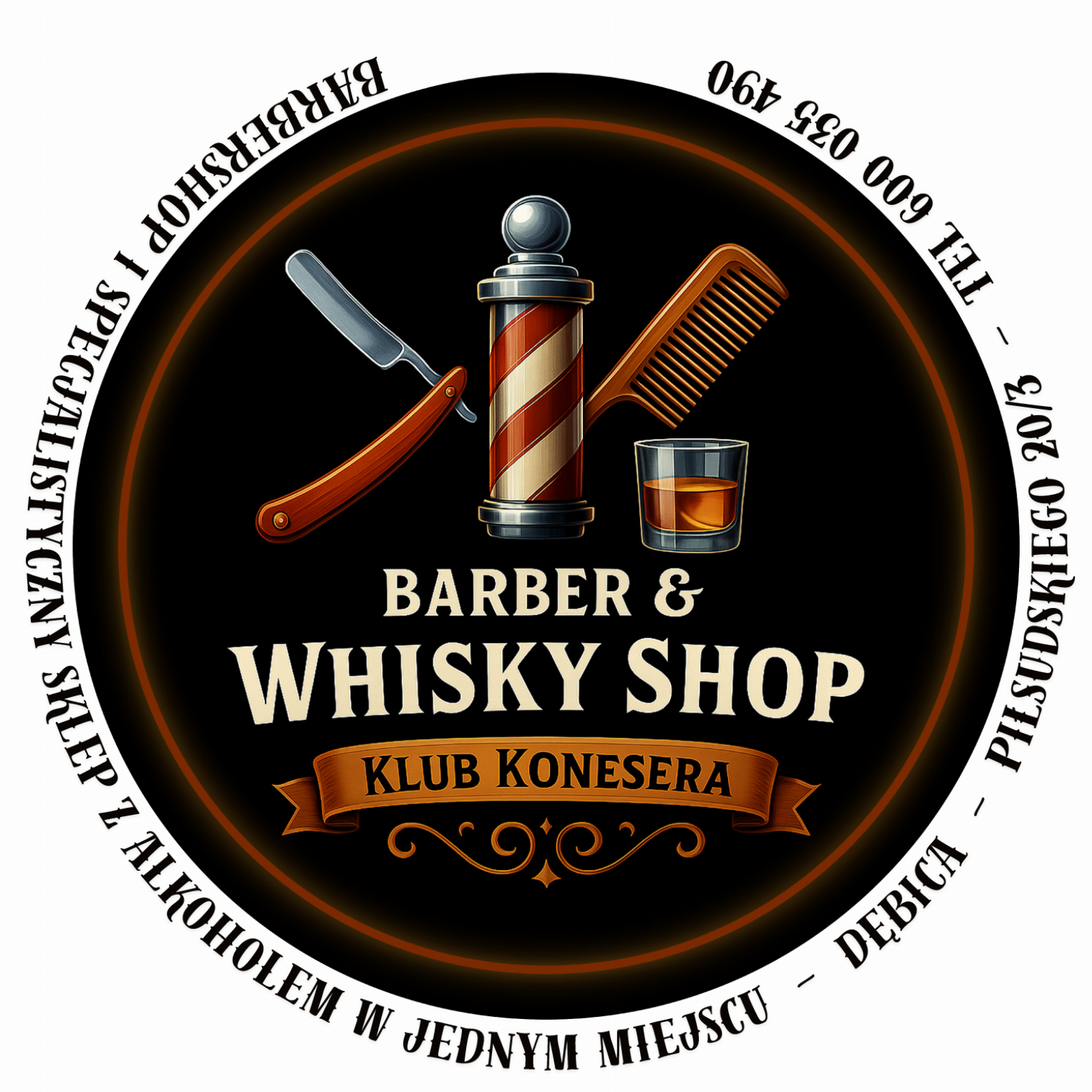 Barber and Whisky Shop